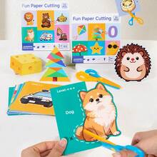 Preschool Children's Cut-And-Paste Educational Drawing Book Matching Children's Art Inspiration Toy - Multicolor - View 2