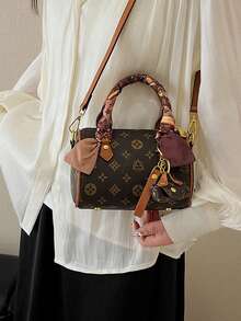 Bolso de mano nuevo y de moda, con un diseño minimalista y vintage, bolso de hombro y bandolera, de elegancia exquisita, tipo bolso de Boston, adecuado para compras, ir al trabajo, citas, viajes diarios y talla grande ocasiones.