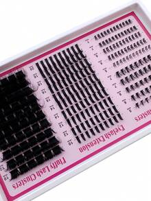 305pcs/295pcs/285pcs/275pcs/265pcs 4 IN 1 Lash Clusters 200D/160D/120D/100D80D/60D Long 6-20mm Lash Spikes Lower Eyelashes Reusable Bottom Lashes Eyelash Clusters Volume Individual Lashes DIY Spiky Lash Extension Manga Cluster Eyelash Extensions Mink Strips Lashes Thick - D - 查看 6