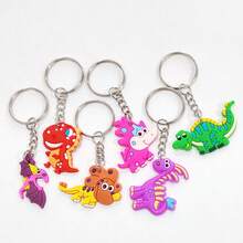 Bộ 6 móc khóa hình khủng long các loại, móc khóa khủng long dễ thương, thích hợp làm phần thưởng trong lớp học, quà tặng học sinh, quà tặng ngày lễ, quà tặng tiệc tùng, trang trí ba lô, nội thất xe hơi, quà tặng nhỏ. - Nhiều màu - Xem 15