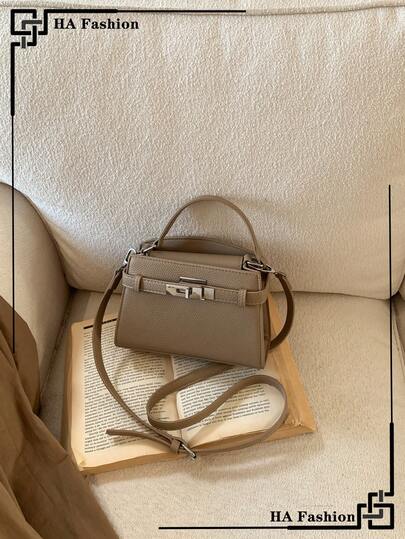 1pc Women's Handbag, 2026 New Fashion Shoulder Bag, Minimalist Ladies' Crossbody Bag, Small Square Bag