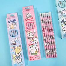 1 Set Cute Cartoon Character 2B Pencil With Eraser, Random Cartoon Style, Great For New Year, Valentine's Day, Easter Gifts