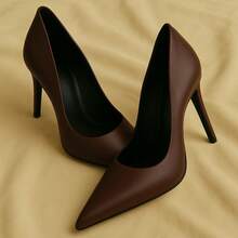 Women's Comfortable Pump Shoe, Extremely Elegant, For Formal Wear - Cà phê nâu - Xem 2