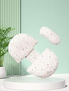 1pc Pregnancy Pillow, Lumbar Support Side Sleeper Pillow, Maternity Belly Contoured U-Shaped Cushion - Multicolor - View 4