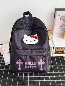 Sanrio Hello Kitty 女士双肩包，2025 款，大容量可爱学生双肩包，轻便双肩包，卡哇伊学生书包，礼品书包 - 彩色 - 查看 16