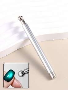 Double-Headed Cat Eye Nail Magnet Magnetic Pen Tool Sets Multifunctional Powerful Magnetic Cat Eye Gel Nail Polish Steel Ball Suction Art Design Accessories Wood Tools For Home Diy Salon Studio - Multicolor - View 8