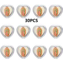 30颗经典宗教人物圣犹达、圣母玛利亚CCB材质珠子，适合DIY项链、手链等。