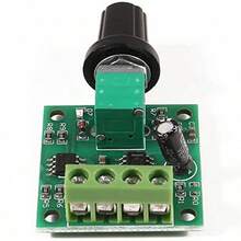 Contrôleur de vitesse pour moteurs CC basse tension, 1,8 V, 3 V, 5 V, 6 V, 7,2 V, 12 V, 2 A, 30 W, contrôleur PWM CC avec interrupteur de commande réglable (lot de 5) - Vert - Voir 4