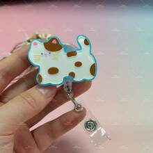 1 chiếc móc treo thẻ hình mèo bằng acrylic sáng tạo, có thể xoay, thích hợp cho bác sĩ thú y, y tá, giáo viên - Phụ kiện văn phòng vui nhộn và quà tặng cho người yêu thú cưng. - Nhiều màu - Xem 13