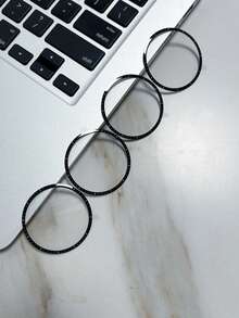 4pcs 3D Full Coverage Screen Protector For Huawei Watch GT 6 5 Pro 46mm 41mm, Ultra-Clear Sensitive Touch, Curved Edge Black Silkscreen, Bubble-Free, Easy Installation, Smart Watch Screen Protector, Ultra-HD Full Coverage Protective Film Accessory (Non-Glass) - Multicolor - View 14