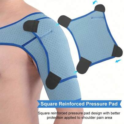 Almohadillas deportivas ajustables con tecnología de estabilización dinámica para hombres y mujeres, ideales para gimnasio, baloncesto, fitness, entrenamiento deportivo de hombros, cuello y espalda