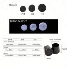 3 Pairs High Heel Shoe Heel Protectors, Noise Reduction, Slip Resistance, Rub Resistance,Belt,Shoes And Boots Accessories - Multicolor - View 5