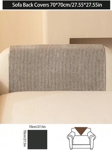 1pc Comfortable Chenille Sofa Cushion Cover, Modern Minimalist Non-Slip Sofa Seat Pad, Dust-Proof And Washable Sofa Slipcover, Soft And Fade-Resistant, Pet-Friendly, Suitable For Bedroom, Office, Living Room, L-Shaped Sofa And 1/2/3/4-Seat Sofa - Light Grey - View 18