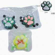2026 New Arrival Red Book Same Style Squishy Cat Paw Egg Tart Dessert, Slow Rebound Squeeze Toy, Stress Relief Tool, Birthday/Holiday Gift, Perfect Present - Multicolor - View 10