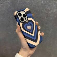 Estuche para teléfono con patrón de corazón colorido Compatible con estuches para teléfonos   17  16 Pro Max  15 Pro Max  13 y  12 Brinda protección contra golpes y caídas Un gran regalo para familiares, amigos, seres queridos, novios/novias y para Año Nuevo - Blanco - Ver 5