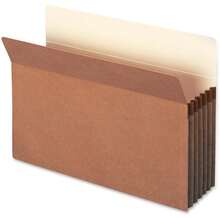 File Pocket, StraightCut Tab, 51 4 Expansion, Legal Size, Redrope, 10 Per Box 74234 - 1Redrope - View 1