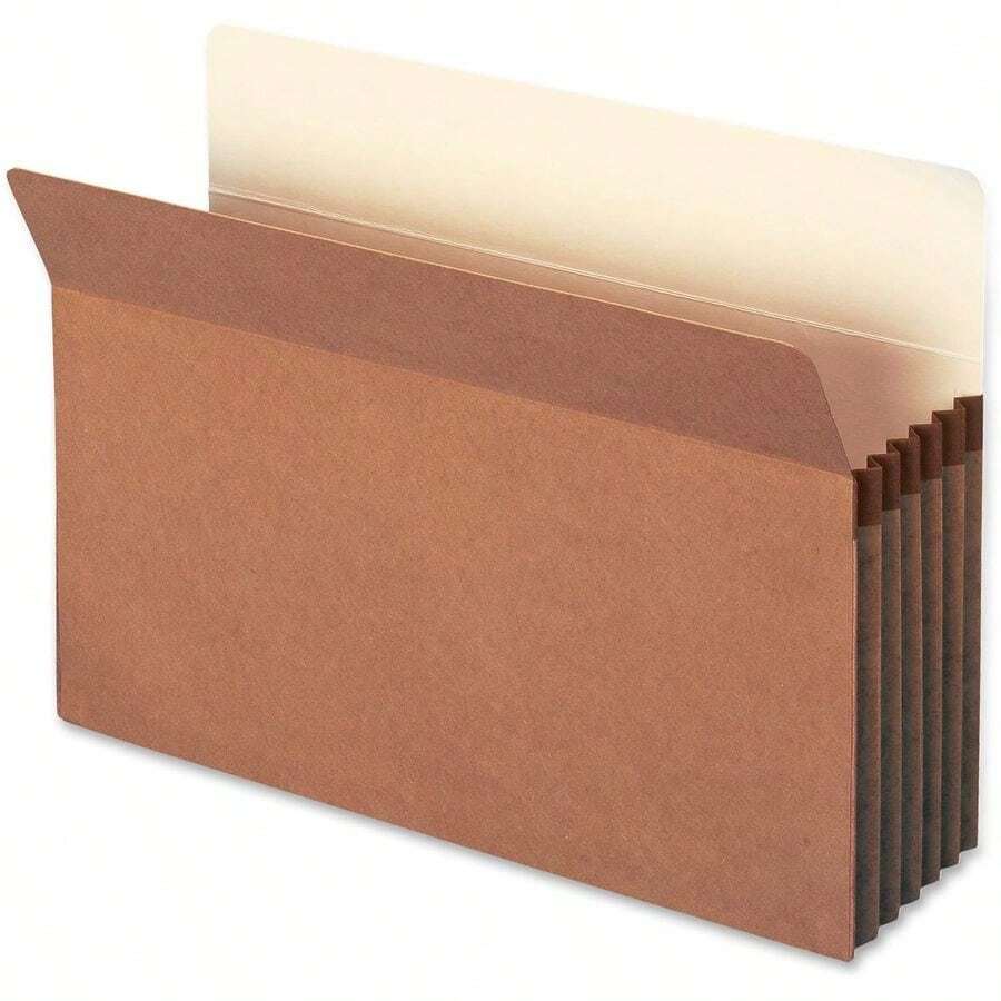 File Pocket, StraightCut Tab, 51 4 Expansion, Legal Size, Redrope, 10 Per Box 74234 - 1Redrope - View 1