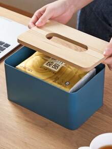 Desk Tissue Box, Multipurpose Tissue Paper Holder For Home, Living Room, Dining Room, Coffee Table, Nordic Minimalist Design - Multicolor - View 10