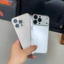 全新升级【兼容 13 Pro/14 Pro/15 Pro/16 Pro至17 Pro Max后盖保护膜，一键安装】超薄柔韧后盖保护膜，易于安装，防指纹，防刮花，纤薄贴合，快速升级至新款，瞬间拥有新手机 - 銀色 - 查看 9