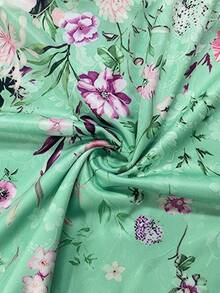 Đầm nữ kiểu bohemian thanh lịch, cổ chữ V, không tay, dây ngắn, thích hợp mặc hàng ngày và đi nghỉ mát mùa xuân/hè. - màu xanh lá - Xem 5