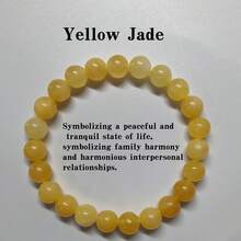 Ladies' Beaded Bracelet, Natural Healing Crystal Gemstone Bracelet, Anxiety And Stress Relief Bracelet, Handcrafted Jewelry Ladies' Gift - Multicolor - View 14