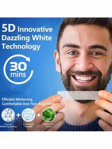 Oral Cleaning Tools, Teeth Whitening Strips, Oral Hygiene Care, Double-Sided Elastic Whitening Strips - Multicolor - View 3