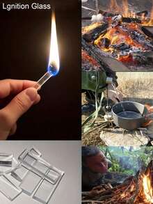 50pcs Ultimate Windproof Fuel, Specially Designed For Adventurers! Odorless And Smokeless Burning - Essential Tool For Rescue, Hiking, Fireplace, Mountaineering, Camping And Emergency Survival Fire Starters, 20pcs, Men's Gift, Men's Gift Ideas, Travel Essentials, Winter, Fun Gift, Men's Gadgets - One Size - View 2