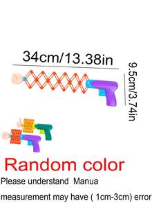 Funny Magic Finger Extending Fist Blaster Elastic Gun Retro Toy - Multicolor - View 10