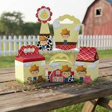 20 Farm-Themed DIY Boxes - Party Favors, Stationery, Decorations And Gifts For Children's Parties - Personalized Stationery Party Kit - 彩色 - 查看 4