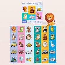 Preschool Children's Cut-And-Paste Educational Drawing Book Matching Children's Art Inspiration Toy - Multicolor - View 9