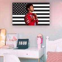 Charles Leclerc  Black F1 Flag |    Racing Tapestry |   Motorsport Wall Decor |   F1 Flags - 1 - 查看 3