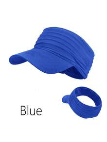 Boné esportivo de secagem rápida com viseira, unissex, ideal para corrida ao ar livre, férias na praia, estilo boné de beisebol, chapéu estiloso com proteção solar para adultos, primavera/verão/outono. - Chapéu vazio - Ver 12