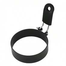 Stainless Steel Heart & Round Shaped Egg Rings, Non-Stick Egg Mold, DIY Cooking Tool For Fried Eggs, Omelets - Multicolor - View 13