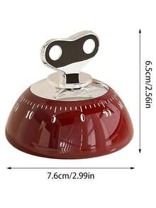 1个机械式厨房定时器，磁性，无需电池