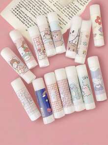 Random Cartoon High Viscosity Sturdy Handmade DIY Solid Glue - Multicolor - View 1