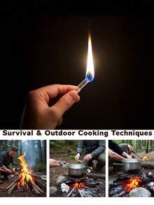 50pcs Ultimate Windproof Fuel, Specially Designed For Adventurers! Odorless And Smokeless Burning - Essential Tool For Rescue, Hiking, Fireplace, Mountaineering, Camping And Emergency Survival Fire Starters, 20pcs, Men's Gift, Men's Gift Ideas, Travel Essentials, Winter, Fun Gift, Men's Gadgets - One Size - View 5