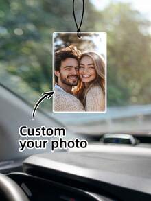 1-4 buc Pandantiv acrilic personalizat - Decorațiune personalizată pentru oglinda retrovizoare auto cu fotografie, Ornament acrilic dreptunghiular suspendat cu frânghie neagră, Decor auto interior și exterior, Cadou acrilic colorat de înaltă calitate pentru cupluri, Perfect pentru iubit, iubită, îndrăgostiți, familie, prieteni, Ideal pentru Ziua Îndrăgostiților, Zi de naștere, Aniversare, Logodnă, Comemorare nuntă - Multicolor - Vizualizare 3
