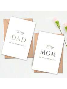 Greeting Card For Mom And Dad On Wedding Day, Thank You Parents For Thank You Card, Perfect Mother/Father Memorial Gift, With Envelope - Lạc đà - Xem 2