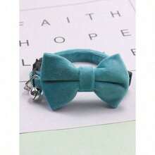 1pc Fashionable Adjustable Pet Collar With Bell And Bow Tie - Suitable For Cats And Small Dogs - Multicolor - View 6