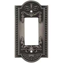 Nostalgic Warehouse Meadows - Placa de cubierta para interruptor de luz(Antique Pewter) - Multicolor - Ver 1