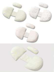 1pc Pregnancy Pillow, Lumbar Support Side Sleeper Pillow, Maternity Belly Contoured U-Shaped Cushion - Multicolor - View 3