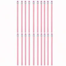 1/5/10/20/30pcs Pink Wedding Pencils With Erasers, Wooden HB Pencils With Erasers, Suitable For School Drawing, Sketching, Wedding, Office Supplies, New Year And Valentine's Day Gifts, Back To School, Art Supplies, Student Stationery, Learning Accessories - Multicolor - View 8