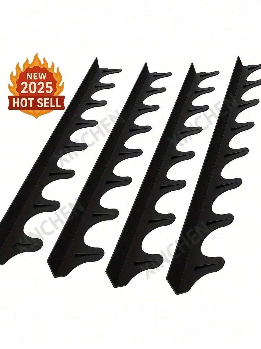 1 Piece Stove Side Protector, Silicone Stove Gap Cover, 21inch Length And Width Oven Stove Gap Cover, Stove Side Protector Filling Strip, Between Oven And Countertop, Dishwasher, Dryer, Easy-To-Clean Heat-Resistant Gap Protector, Black - 新款黑色-4件套 - 查看 1