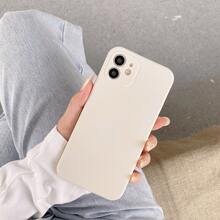 Compatible OPPO A5 Phone Case A5 PRO Liquid Silicone Vibrant Straight Edge 5G Matte 0PP0 A5 Cover Protective Case - 魔術方塊直邊-淡青色 - 查看 6
