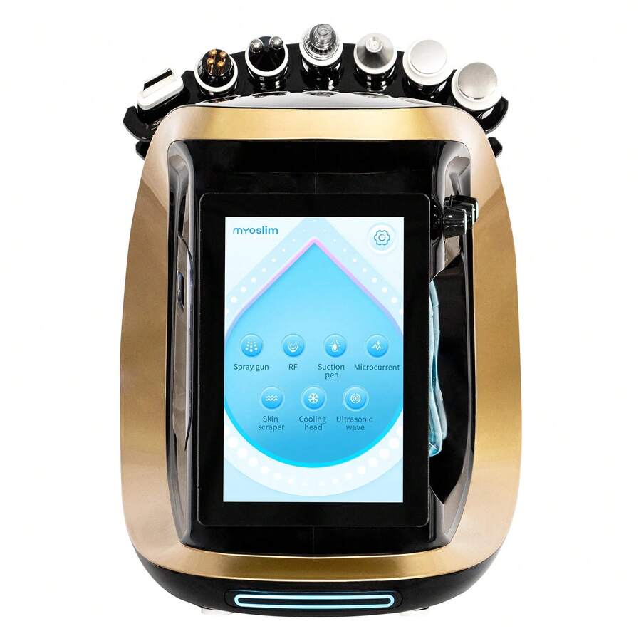 Analizador Inteligente Azul Hielo en 1áquina Multifuncional Diamante Hidrodermoabrasión Aquafacial - 220 V - Ver 1