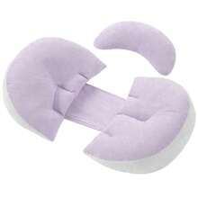 1pc Ergonomic Pregnancy Side Sleeper Pillow - Provides Full Body Support For Back, Abdomen, Hips And Waist - Adjustable Maternity Pillow, Comfortable Fit