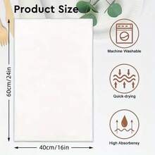 Easter Bunny & Egg Design Kitchen Towel, Super Absorbent Cartoon Pattern, Machine Washable Reusable Hand Towel For Home, Kitchen, Bathroom, Car, Window Cleaning - Soft Knitted Dish Cloth