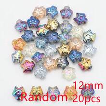 20 piezas/paquete Cuentas de vidrio con forma de zorro de 12 mm, suministros para hacer joyas DIY para collares, pulseras, aretes, colgantes, también adecuados para teléfonos, llaveros, decoración de autos - Pequeño zorro de 12 mm - Ver 11