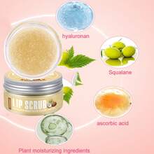 2pcs/Set Coconut Oil Lip Scrub 30g Lip Mask 30g Care Set Moisturizing Gloss Suitable For Dry And Cracked Lips, Cleansing Skin, Caring For Lips - 2pcs椰子唇部護理套裝 - 查看 6
