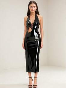 UNITHORSE Women Short Dresses - Black - View 2